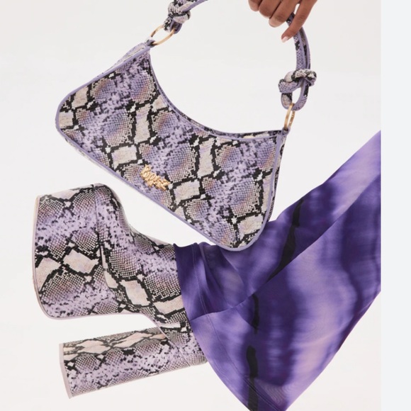 cult gaia Shoes - 🛍️24 HR SALE🛍️Cult Gaia snakeskin print ultra high Zama platform booties - NWOB